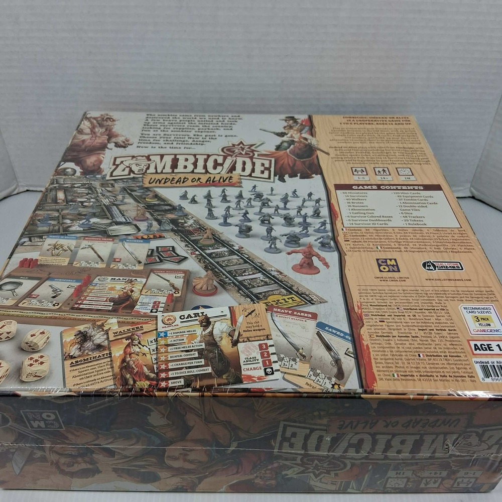 CMON Zombicide Undead or Alive Board Game Wild West Zombie Survival New Sealed